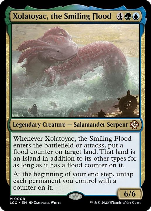 Xolatoyac, the Smiling Flood in the group Magic the Gathering / Types / Colors / Multicolors / G, U at Proxyprinters.com (7544)