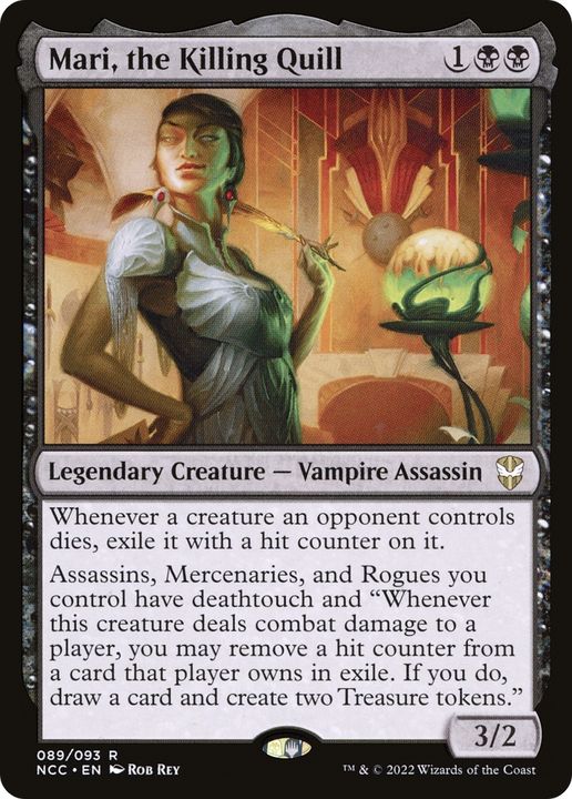 Mari, the Killing Quill in the group Magic the Gathering / Types / Colors / Black at Proxyprinters.com (75446)