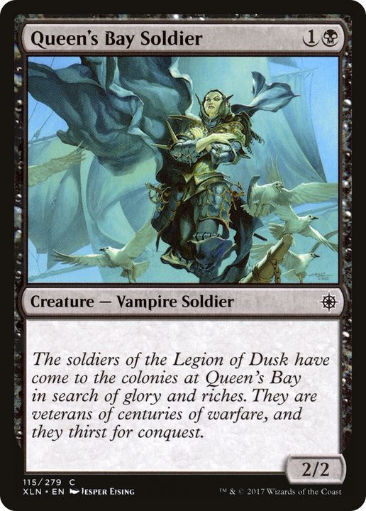 Queen's Bay Soldier in the group Magic the Gathering / Types / Colors / Black at Proxyprinters.com (75454)