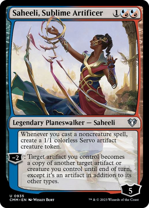 Saheeli, Sublime Artificer in the group Magic the Gathering / Types / Colors / Multicolors / R, U at Proxyprinters.com (75470)