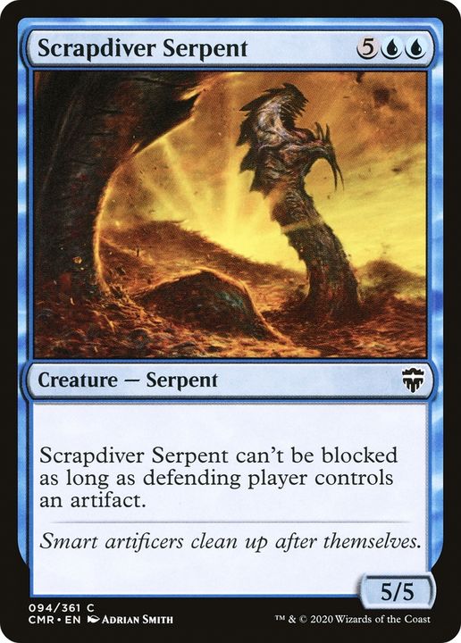 Scrapdiver Serpent in the group Magic the Gathering / Types / Colors / Blue at Proxyprinters.com (75479)