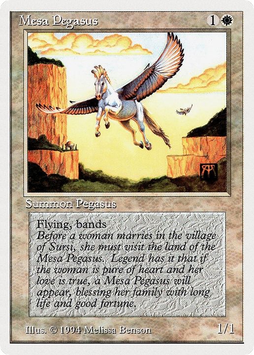 Mesa Pegasus in the group Magic the Gathering / Sets / Summer Magic / Edgar at Proxyprinters.com (75511)