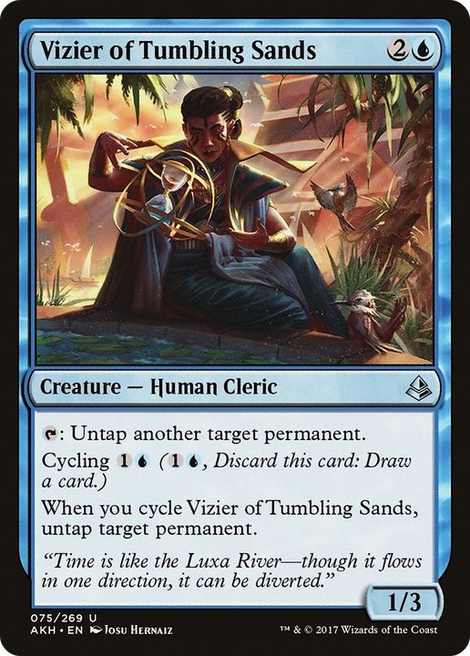 Vizier of Tumbling Sands in the group Magic the Gathering / Types / Colors / Blue at Proxyprinters.com (75514)