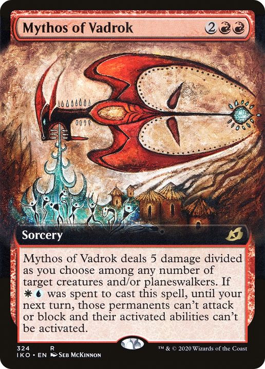 Mythos of Vadrok in the group Magic the Gathering / Types / Colors / Red at Proxyprinters.com (75528)