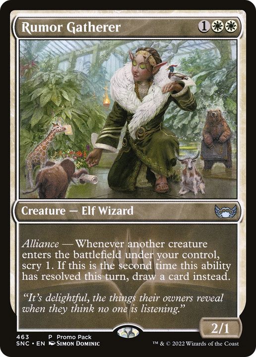 Rumor Gatherer in the group Magic the Gathering / Sets / Streets of New Capenna at Proxyprinters.com (75530)