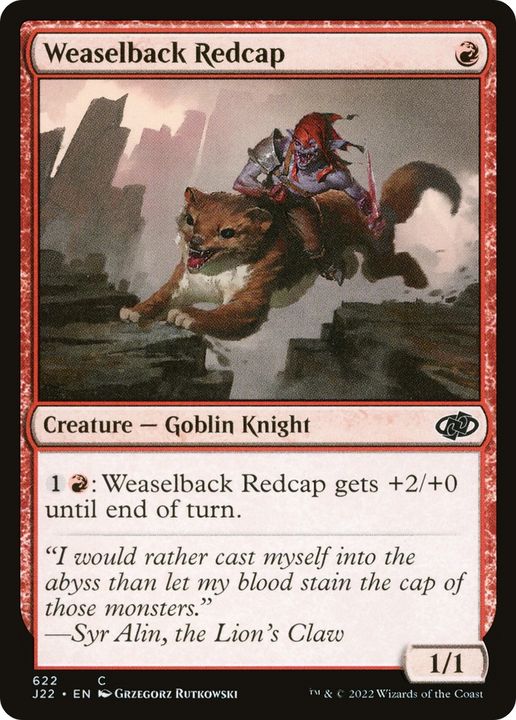 Weaselback Redcap in the group Magic the Gathering / Sets / Jumpstart 2022 at Proxyprinters.com (75545)