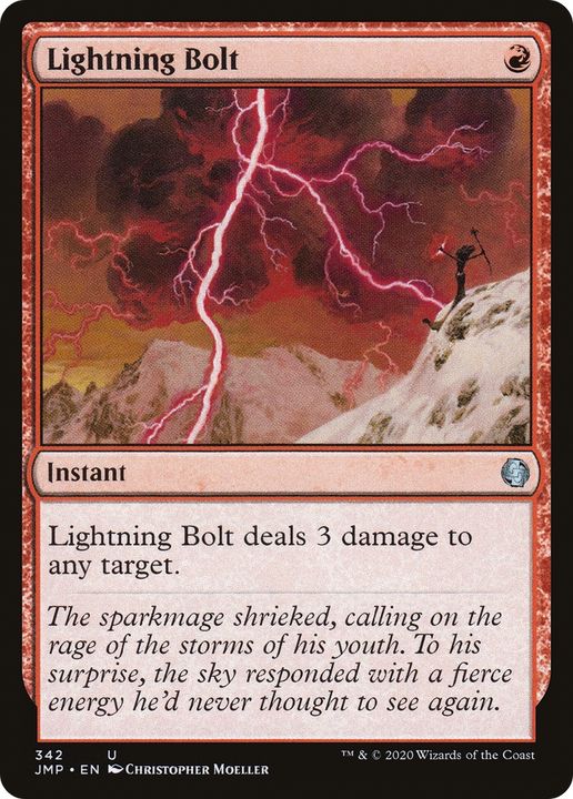 Lightning Bolt in the group Magic the Gathering / Types / Colors / Red at Proxyprinters.com (75547)