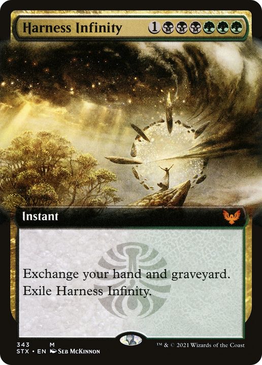 Harness Infinity in the group Magic the Gathering / Types / Colors / Multicolors / B, G at Proxyprinters.com (75561)