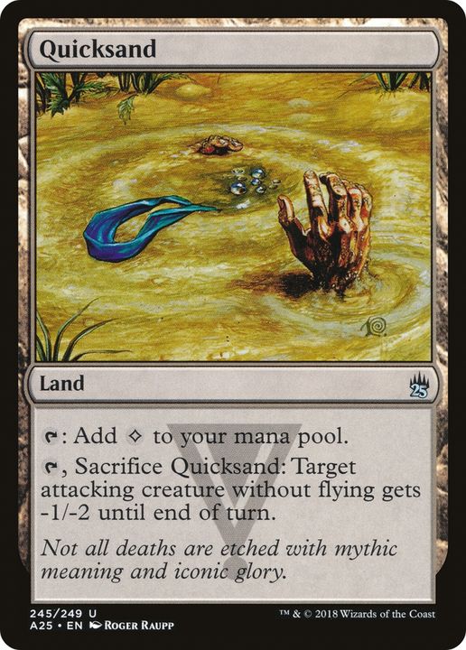 Quicksand in the group Magic the Gathering / Types / Colors / Colorless at Proxyprinters.com (75569)