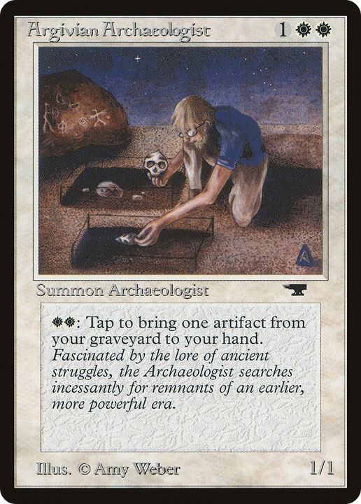 Argivian Archaeologist in the group Magic the Gathering / Types / Colors / White at Proxyprinters.com (75573)