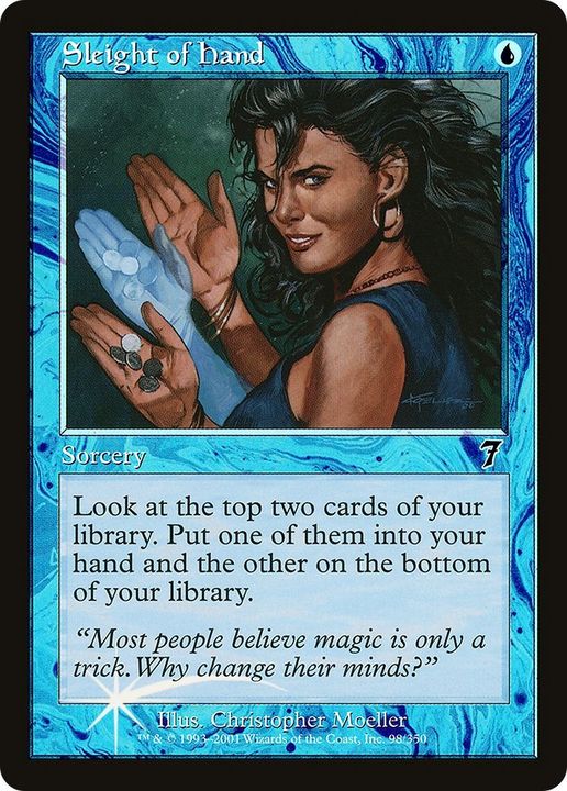 Sleight of Hand in the group Magic the Gathering / Types / Colors / Blue at Proxyprinters.com (7561)