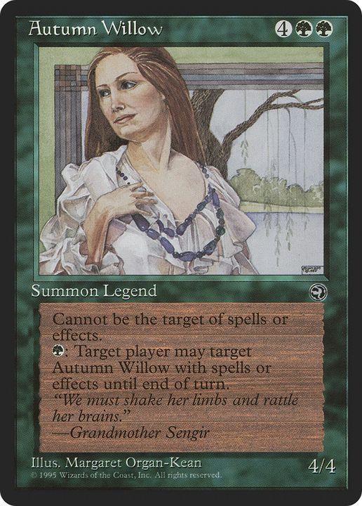 Autumn Willow in the group Magic the Gathering / Types / Colors / Green at Proxyprinters.com (75616)