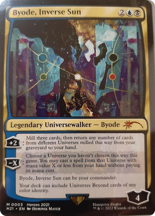 Byode, Inverse Sun in the group Magic the Gathering / Types / Colors / Multicolors / B, U at Proxyprinters.com (75621)