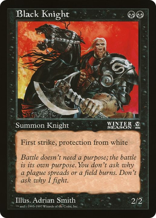 Black Knight in the group Magic the Gathering / Types / Colors / Black at Proxyprinters.com (75626)