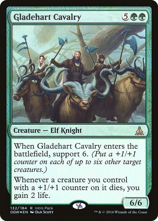 Gladehart Cavalry in the group Magic the Gathering / Types / Creatures / Elf at Proxyprinters.com (7564)