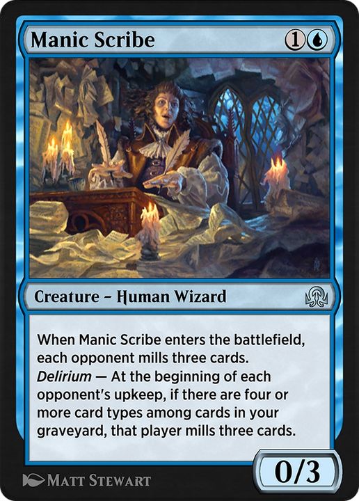 Manic Scribe in the group Magic the Gathering / Sets / Shadows over Innistrad Remastered at Proxyprinters.com (75646)