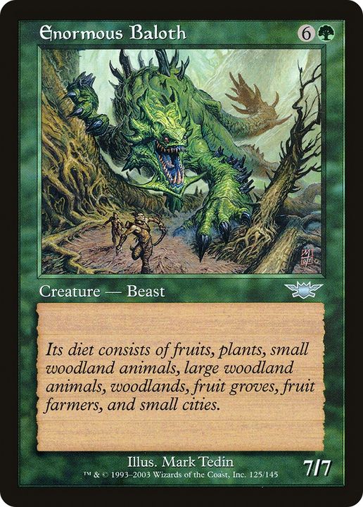 Enormous Baloth in the group Magic the Gathering / Types / Colors / Green at Proxyprinters.com (75661)