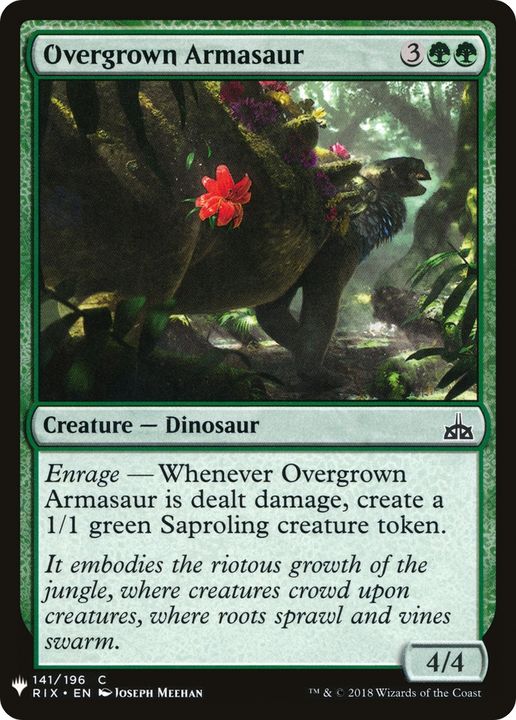 Overgrown Armasaur in the group Magic the Gathering / Types / Colors / Green at Proxyprinters.com (75665)