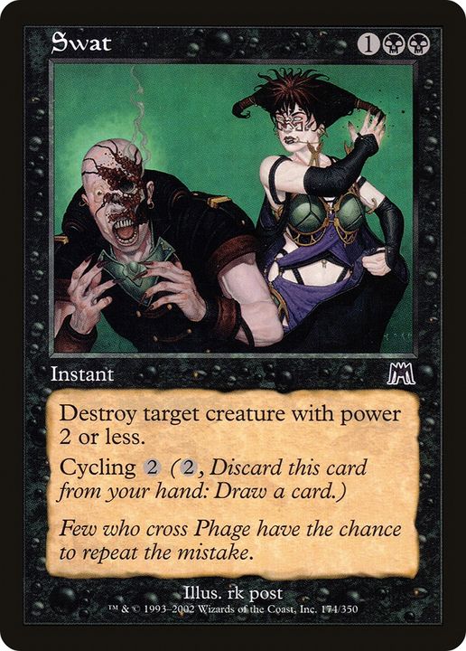 Swat in the group Magic the Gathering / Types / Colors / Black at Proxyprinters.com (75666)