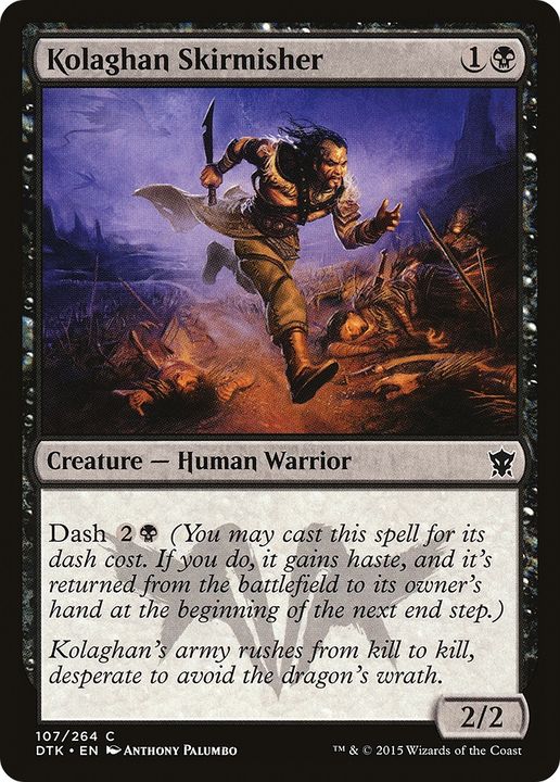 Kolaghan Skirmisher in the group Magic the Gathering / Types / Creatures / Warrior at Proxyprinters.com (75688)