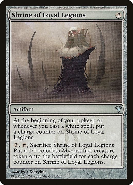 Shrine of Loyal Legions in the group Magic the Gathering / Types / Artifacts / Artifact at Proxyprinters.com (75694)