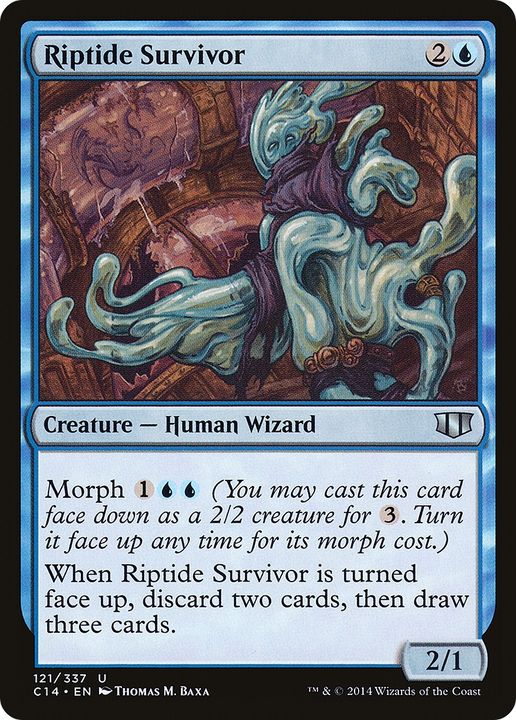 Riptide Survivor in the group Magic the Gathering / Types / Creatures / Wizard at Proxyprinters.com (75702)