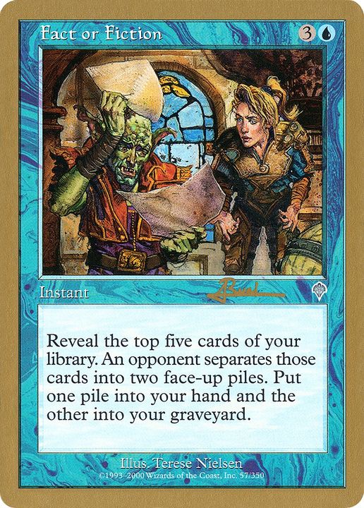 Fact or Fiction in the group Magic the Gathering / Sets / World Championship Decks 2001 at Proxyprinters.com (75706)