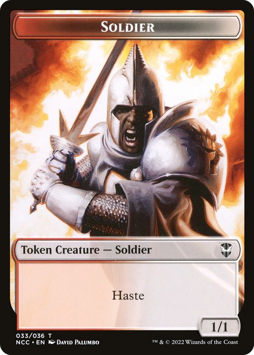 Soldier in the group Magic the Gathering / Types / Colors / Multicolors / R, W at Proxyprinters.com (75707)