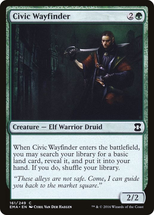 Civic Wayfinder in the group Magic the Gathering / Types / Creatures / Warrior at Proxyprinters.com (75710)