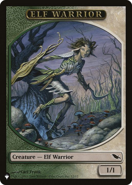 Elf Warrior in the group Magic the Gathering / Types / Colors / Multicolors / G, W at Proxyprinters.com (75712)