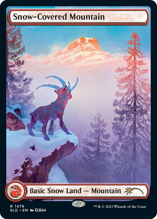 Snow-Covered Mountain in the group Magic the Gathering / Sets / Secret Lair / Secret Lair Drop at Proxyprinters.com (75713)