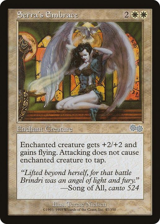 Serra's Embrace in the group Magic the Gathering / Types / Colors / White at Proxyprinters.com (7574)