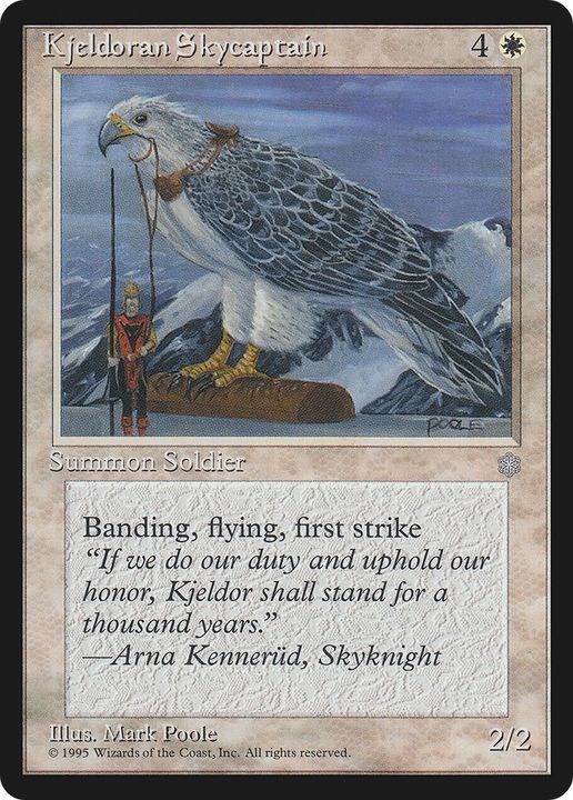 Kjeldoran Skycaptain in the group Magic the Gathering / Types / Colors / White at Proxyprinters.com (75765)