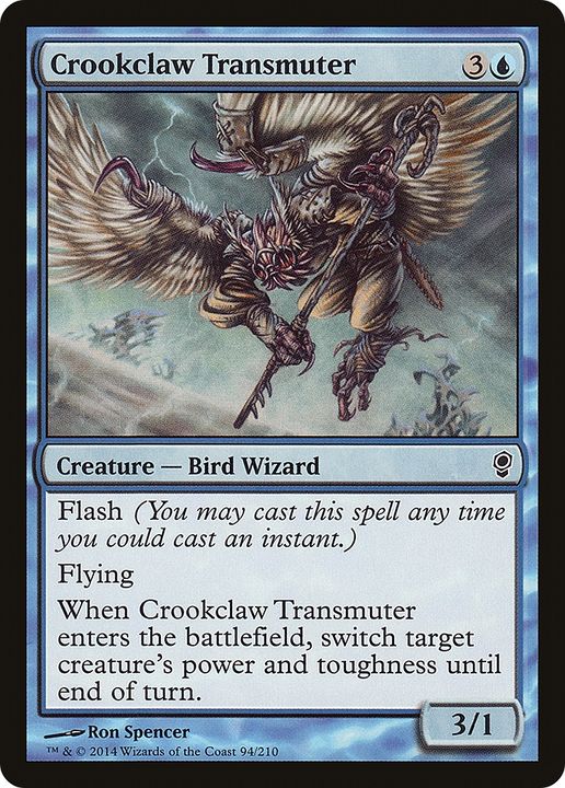 Crookclaw Transmuter in the group Magic the Gathering / Types / Creatures / Wizard at Proxyprinters.com (75782)