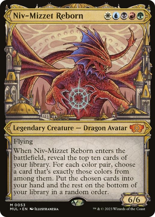 Niv-Mizzet Reborn in the group Magic the Gathering / Sets / Multiverse Legends at Proxyprinters.com (75783)