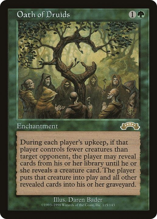 Oath of Druids in the group Magic the Gathering / Types / Enchantment / Enchantment at Proxyprinters.com (75792)