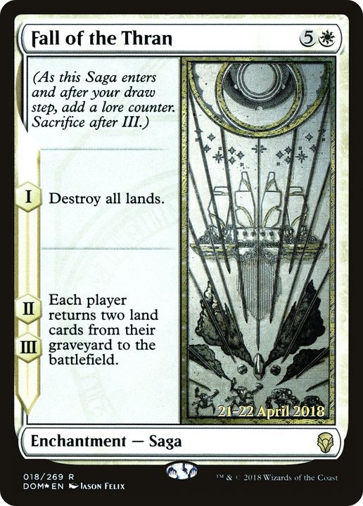 Fall of the Thran in the group Magic the Gathering / Types / Colors / White at Proxyprinters.com (75801)