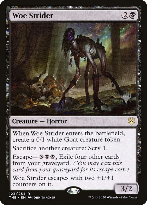 Woe Strider in the group Magic the Gathering / Types / Colors / Black at Proxyprinters.com (75808)