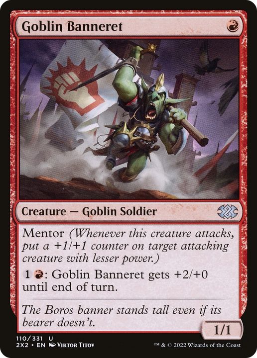 Goblin Banneret in the group Magic the Gathering / Sets / Double Masters 2022 at Proxyprinters.com (75812)