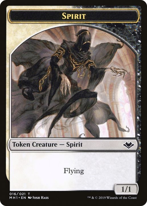 Spirit in the group Magic the Gathering / Types / Colors / Multicolors / B, W at Proxyprinters.com (75819)