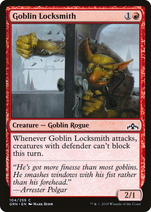 Goblin Locksmith in the group Magic the Gathering / Types / Colors / Red at Proxyprinters.com (75835)