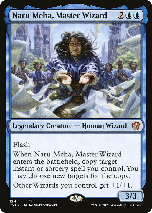 Naru Meha, Master Wizard in the group Magic the Gathering / Types / Creatures / Wizard at Proxyprinters.com (75869)