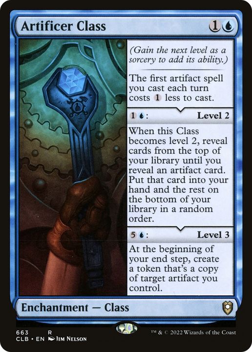 Artificer Class in the group Magic the Gathering / Types / Colors / Blue at Proxyprinters.com (75884)