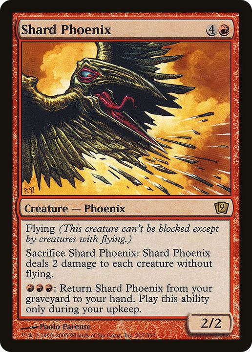 Shard Phoenix in the group Magic the Gathering / Types / Colors / Red at Proxyprinters.com (75888)