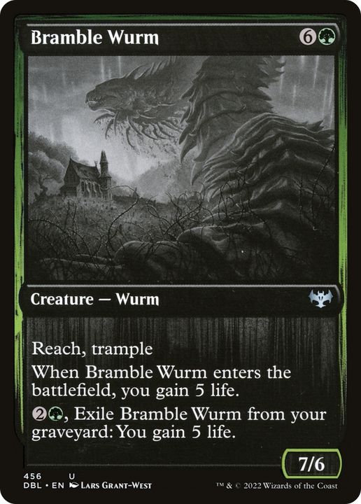 Bramble Wurm in the group Magic the Gathering / Types / Colors / Green at Proxyprinters.com (75903)