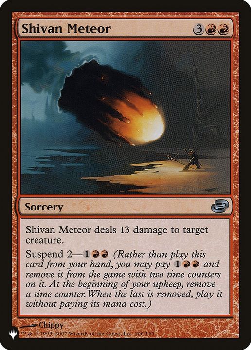 Shivan Meteor in the group Magic the Gathering / Types / Colors / Red at Proxyprinters.com (75921)