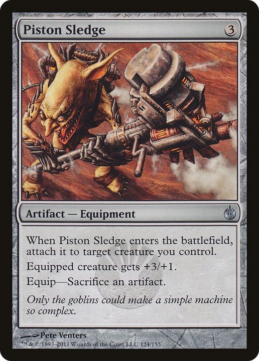 Piston Sledge in the group Magic the Gathering / Types / Artifacts / Artifact at Proxyprinters.com (75924)