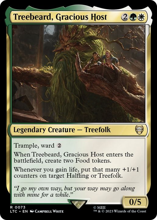 Treebeard, Gracious Host in the group Magic the Gathering / Types / Colors / Multicolors / G, W at Proxyprinters.com (75926)