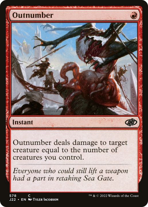 Outnumber in the group Magic the Gathering / Types / Colors / Red at Proxyprinters.com (75942)