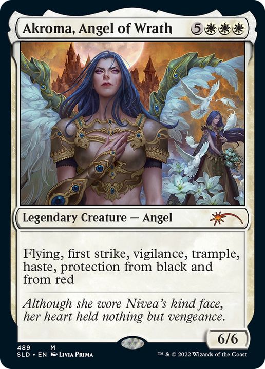 Akroma, Angel of Wrath in the group Magic the Gathering / Types / Colors / White at Proxyprinters.com (75943)